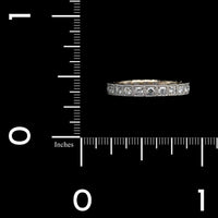 Platinum Estate Diamond Eternity Band