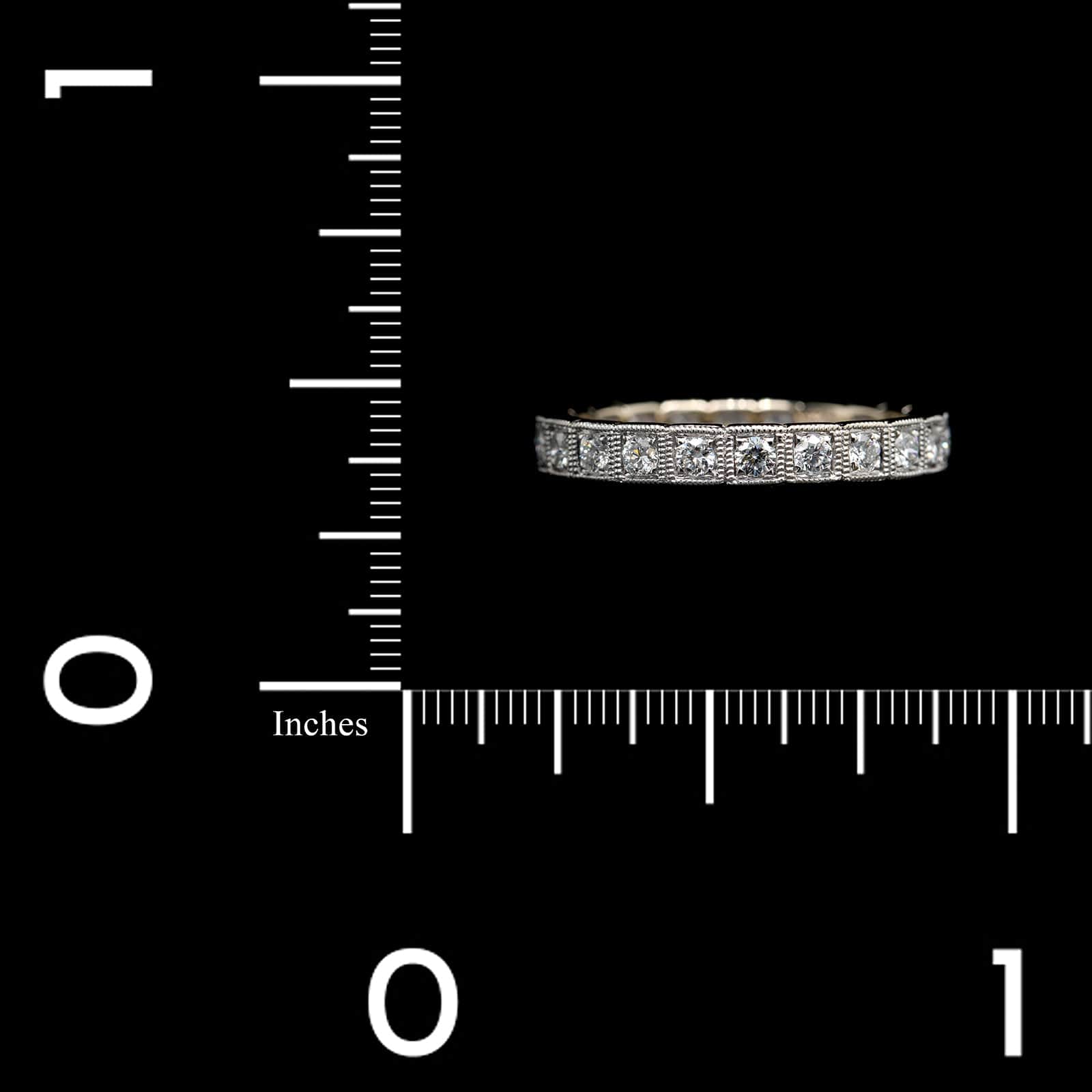 Platinum Estate Diamond Eternity Band