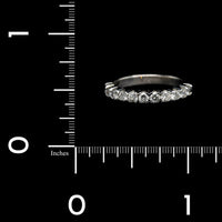 14K White Gold Estate Diamond Band