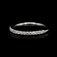 18K White Gold Estate Diamond Band