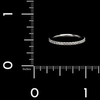 18K White Gold Estate Diamond Band