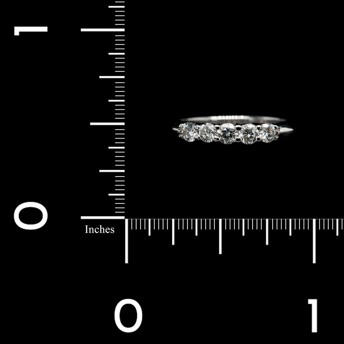 Platinum Estate Diamond Band