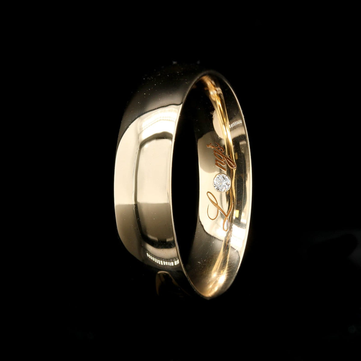 18K Yellow Gold Estate Wedding Band