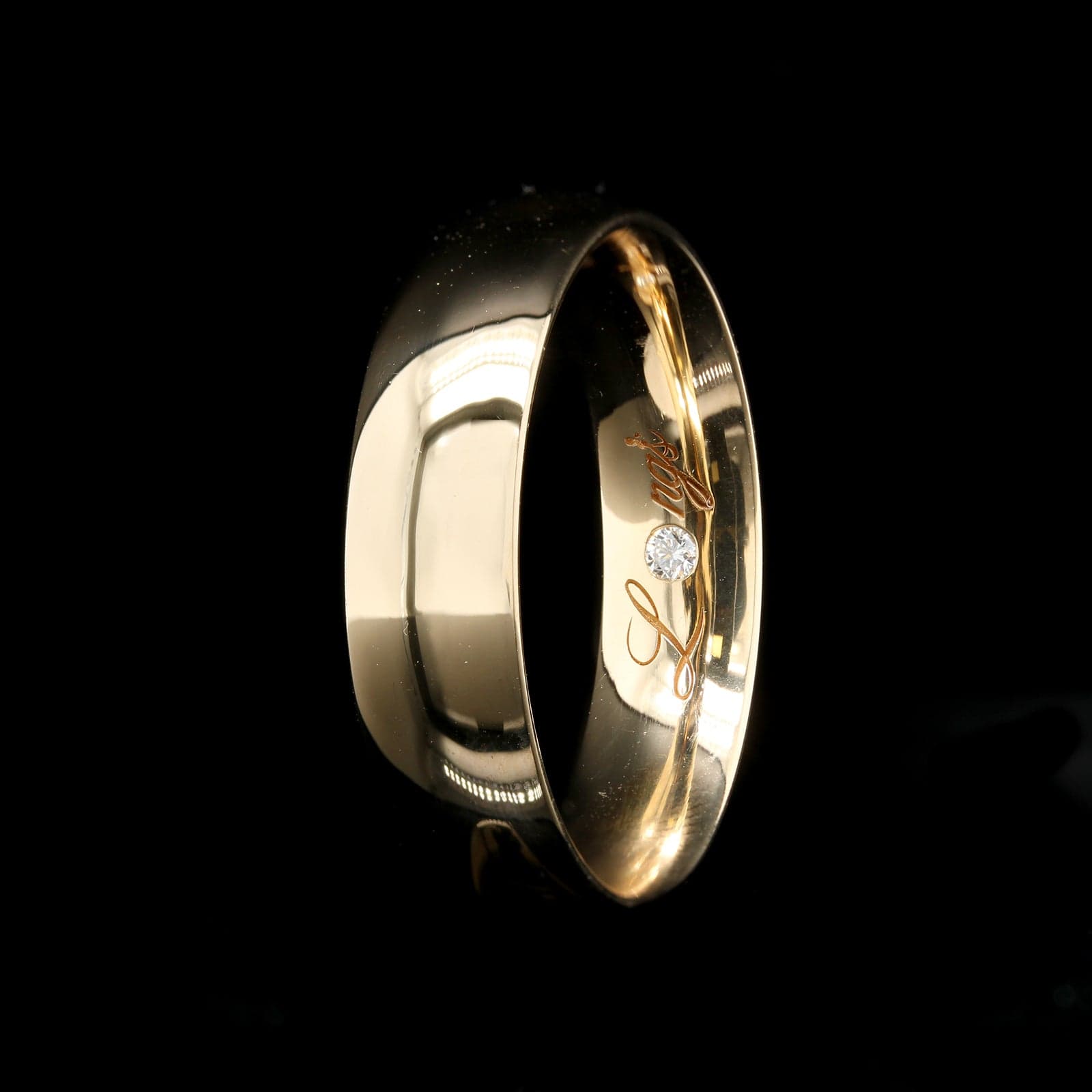 18K Yellow Gold Estate Wedding Band