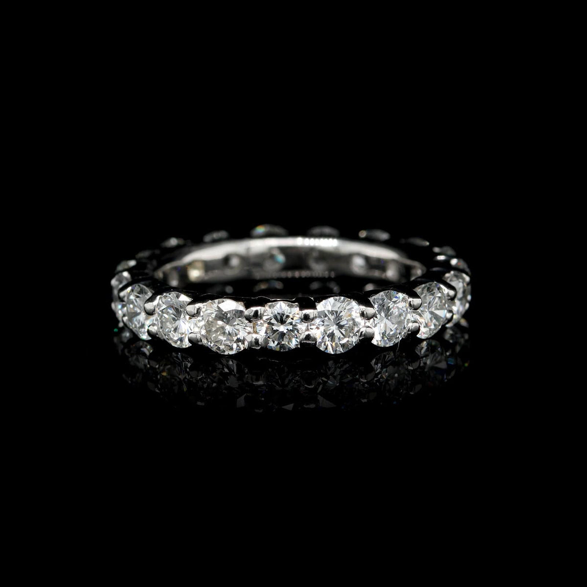 18K White Gold Estate Diamond Eternity Band