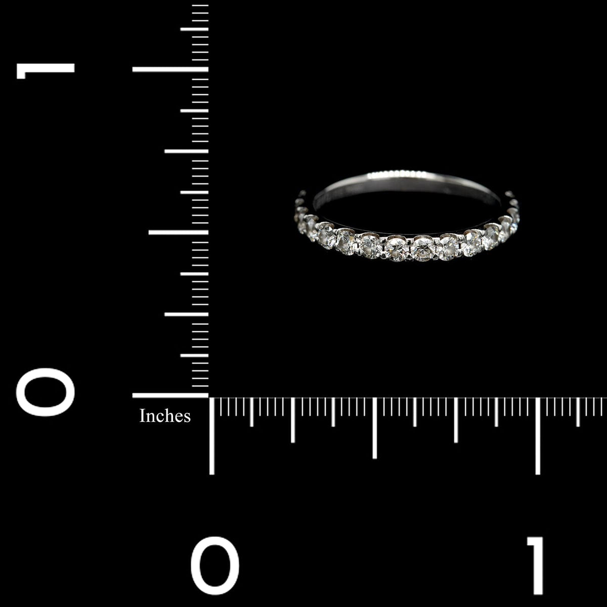 Memoire Platinum Estate Diamond Band – Long's Jewelers