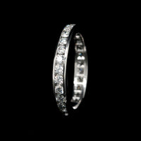 Tiffany & Co. Platinum Estate Diamond Eternity Band