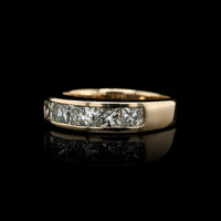 14K Yellow Gold Estate Diamond Band