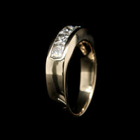 14K Yellow Gold Estate Diamond Band