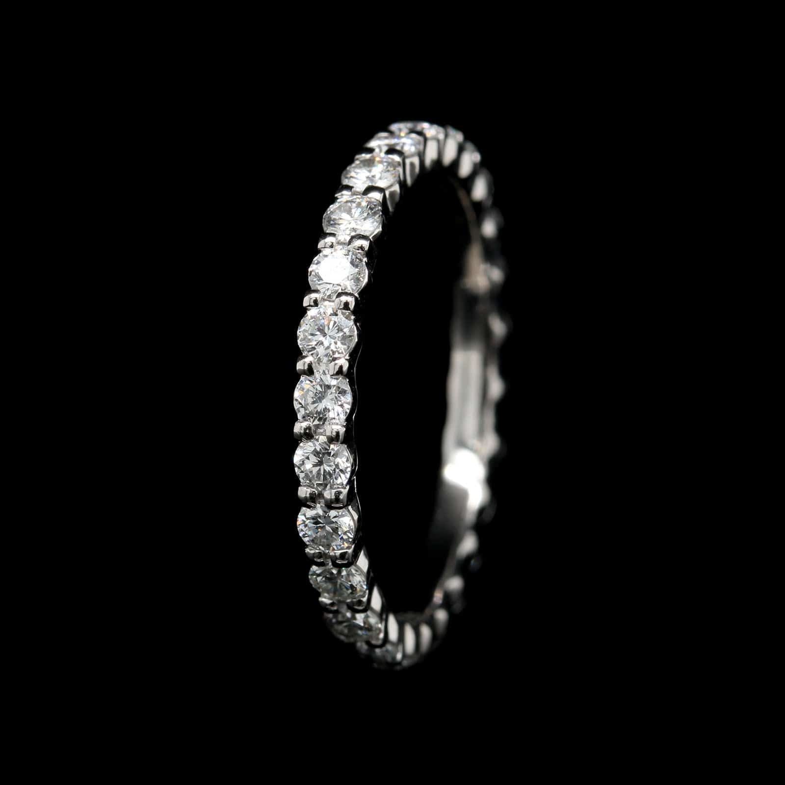 Memoire Platinum Estate Diamond Eternity Band