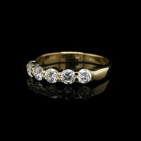 18K Yellow Gold Estate Diamond Band