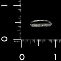 14K White Gold Estate Diamond Channel Band