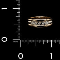 14K Two-tone Gold Estate Diamond Ring