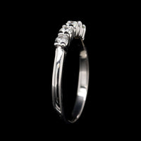 14K White Gold Estate Diamond Band