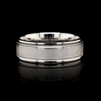 14K White Gold Estate Wedding Band
