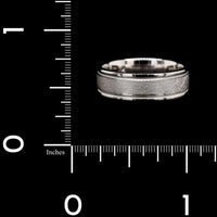 14K White Gold Estate Wedding Band