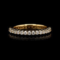 18K Yellow Gold Estate Diamond Eternity Band