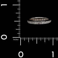 Platinum Estate Diamond Eternity Band