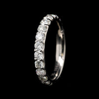 Memoire Platinum Estate Odessa Diamond Eternity Band