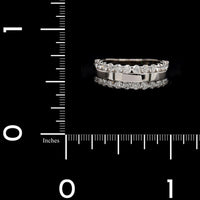 14K White Gold Estate Diamond Band