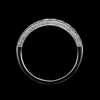 14K White Gold Estate Diamond Band