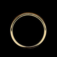 18K Yellow Gold Estate Yellow Enamel Stackable Band