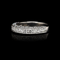 Platinum Estate Diamond Band