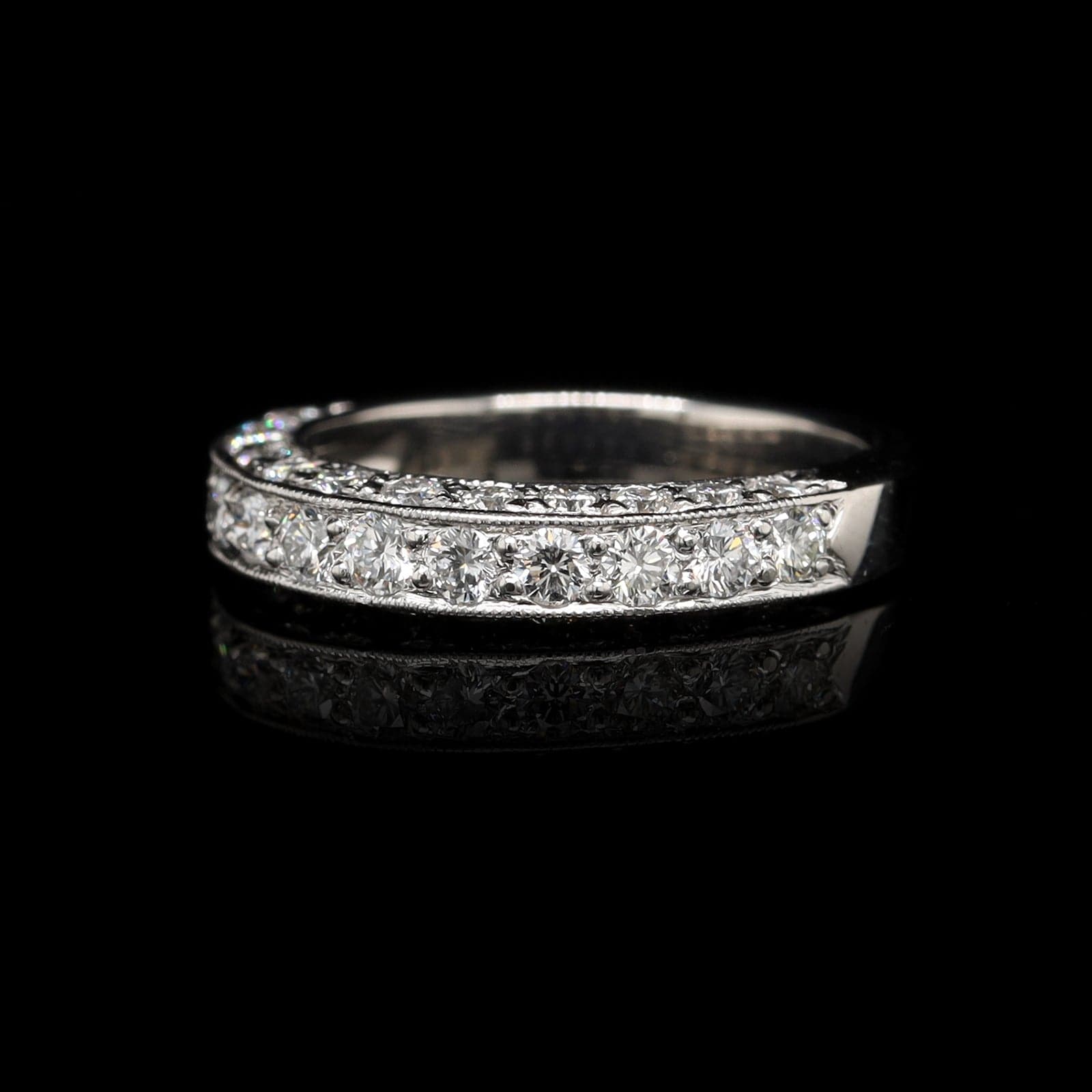 Platinum Estate Diamond Band