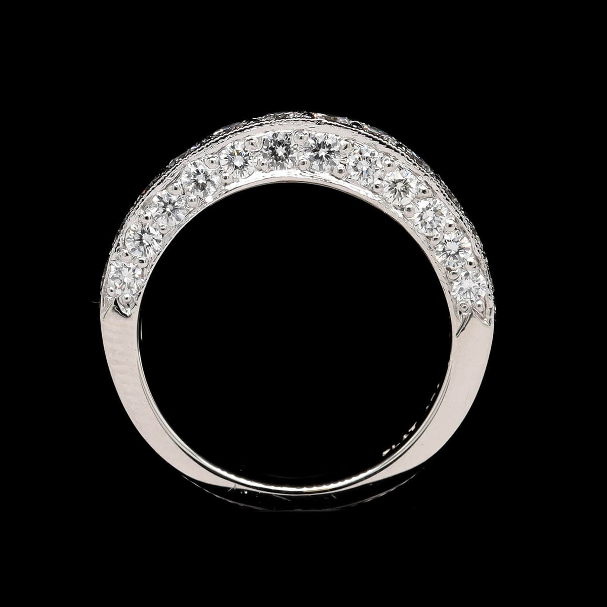 Platinum Estate Diamond Band