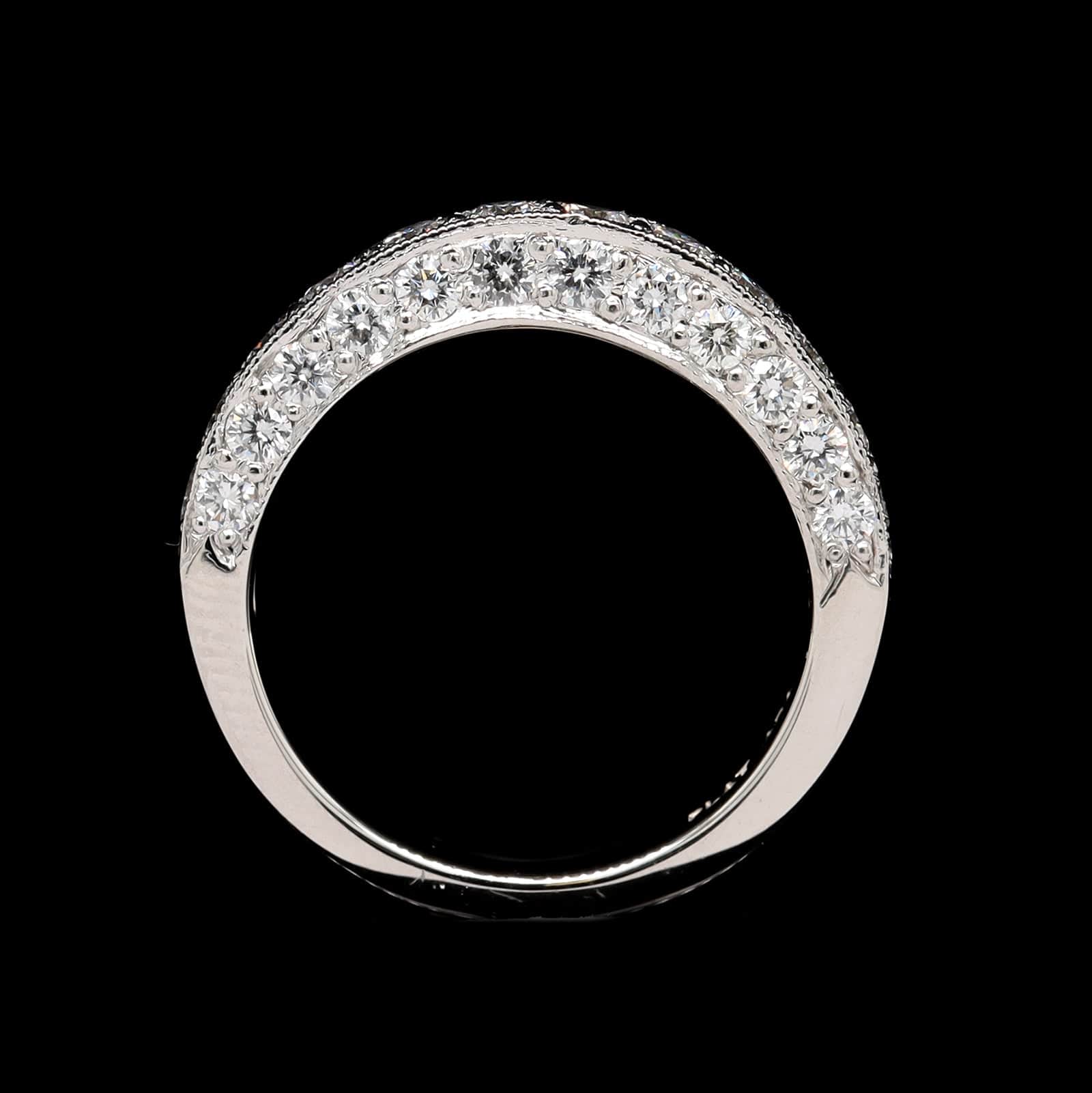 Platinum Estate Diamond Band