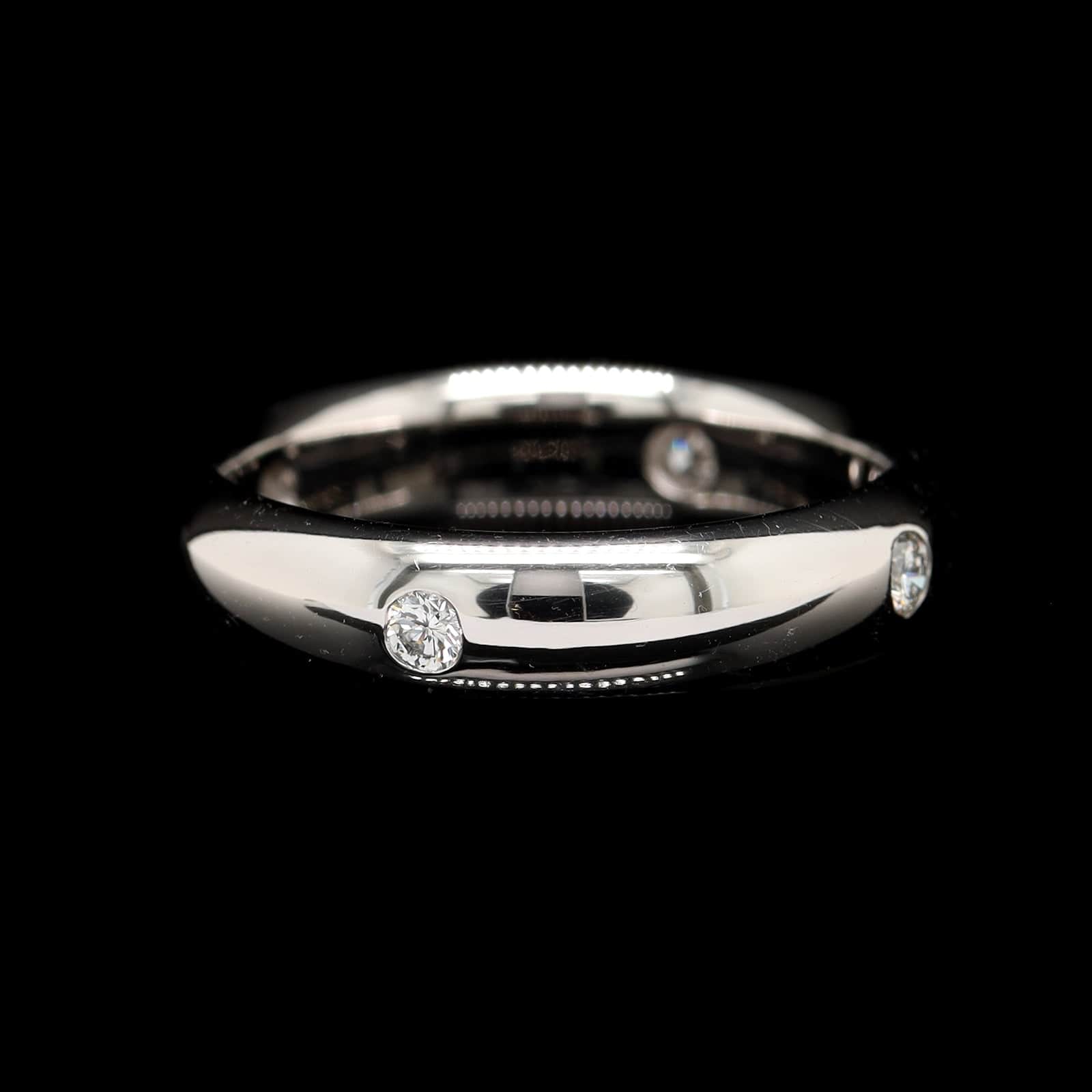 Platinum Estate Diamond Band