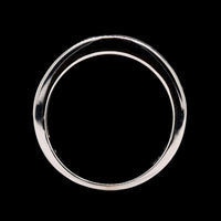 14K White Gold Estate Diamond Band