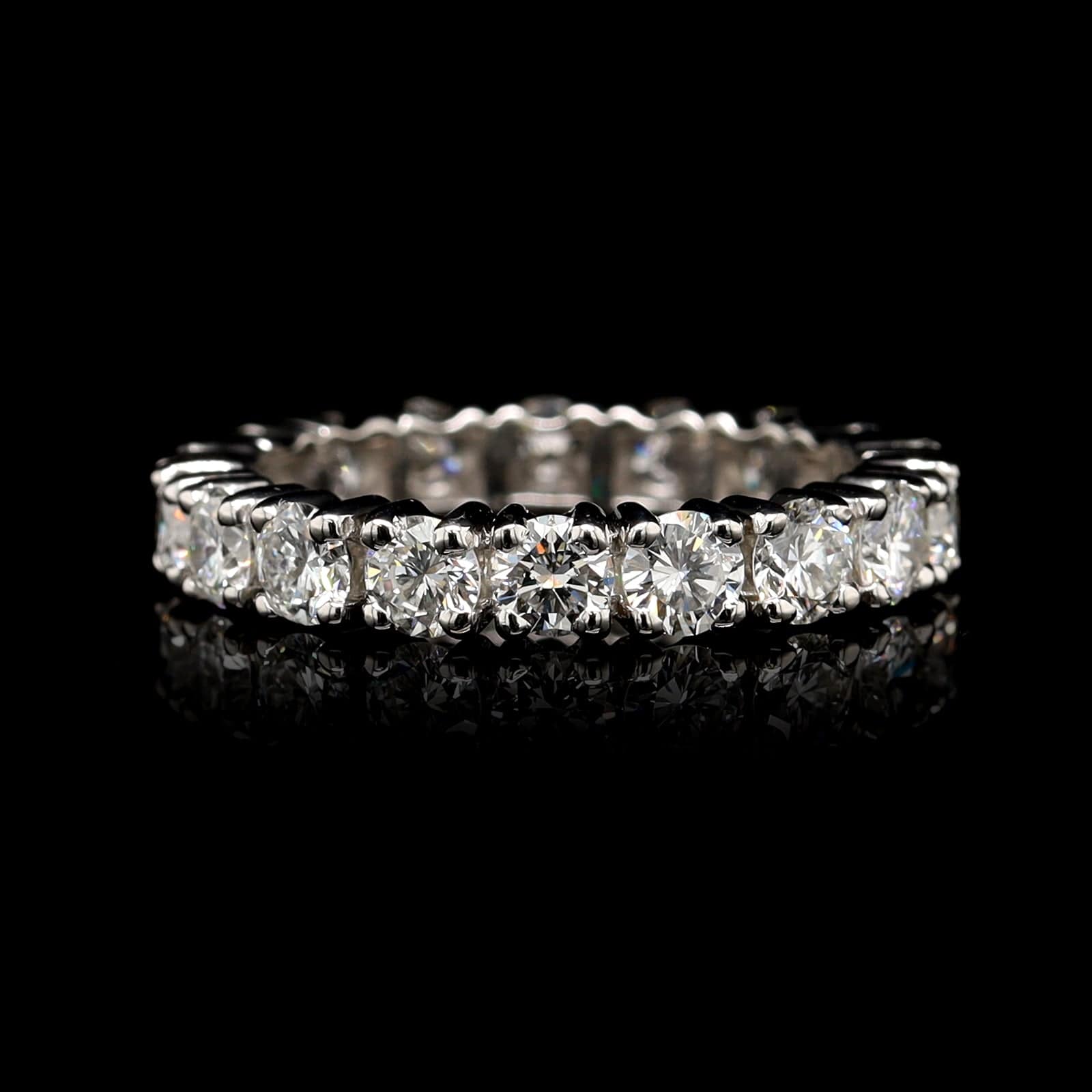 Platinum Diamond Estate Eternity Band
