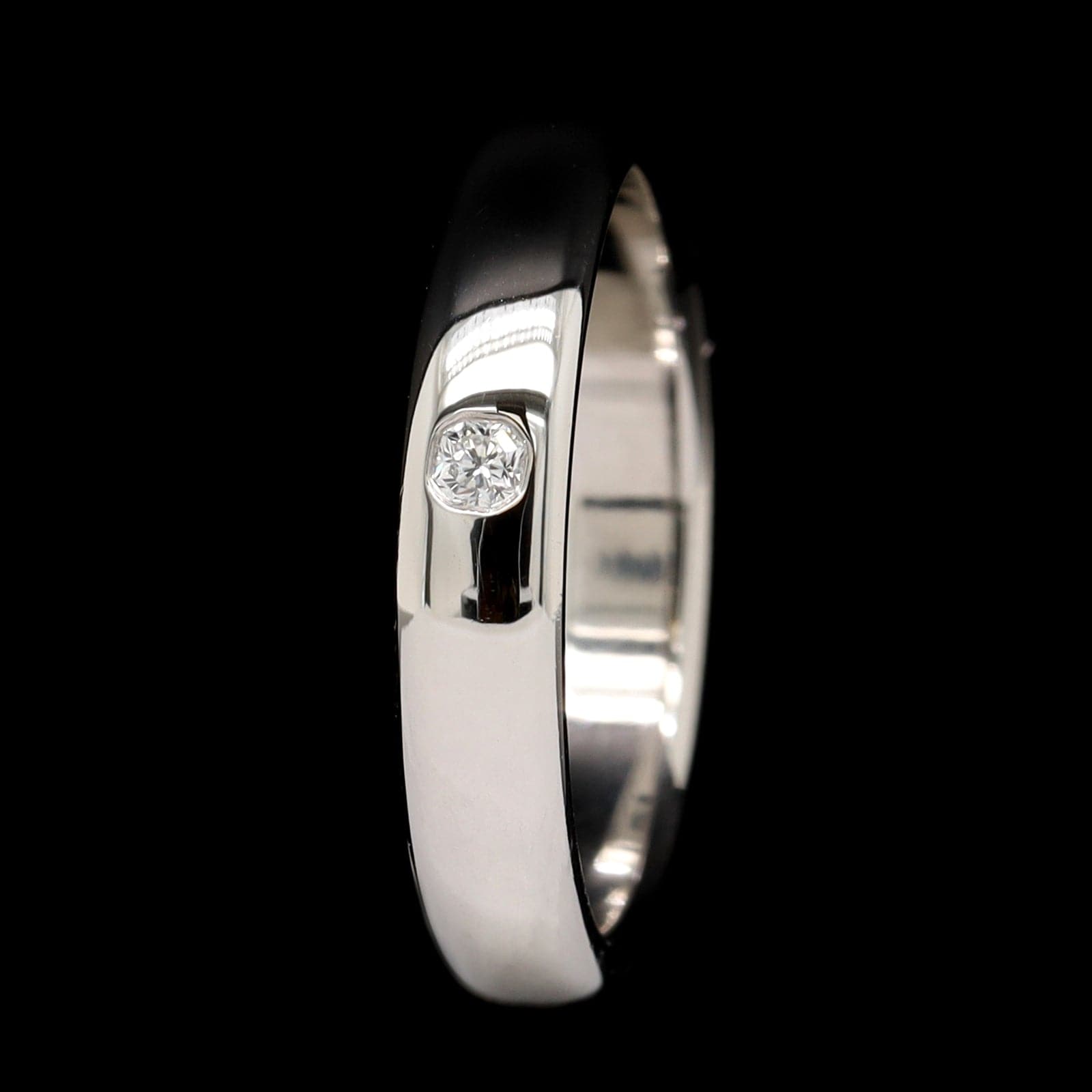 Tiffany & Co. Platinum Estate Diamond Lucida Band