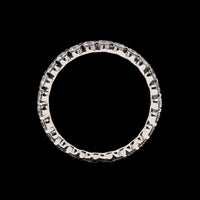 Memoire Platinum Petite Prong Diamond Eternity Band