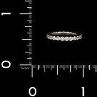 Memoire Platinum Petite Prong Diamond Eternity Band