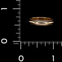 14K Yellow Gold Estate Wedding Band