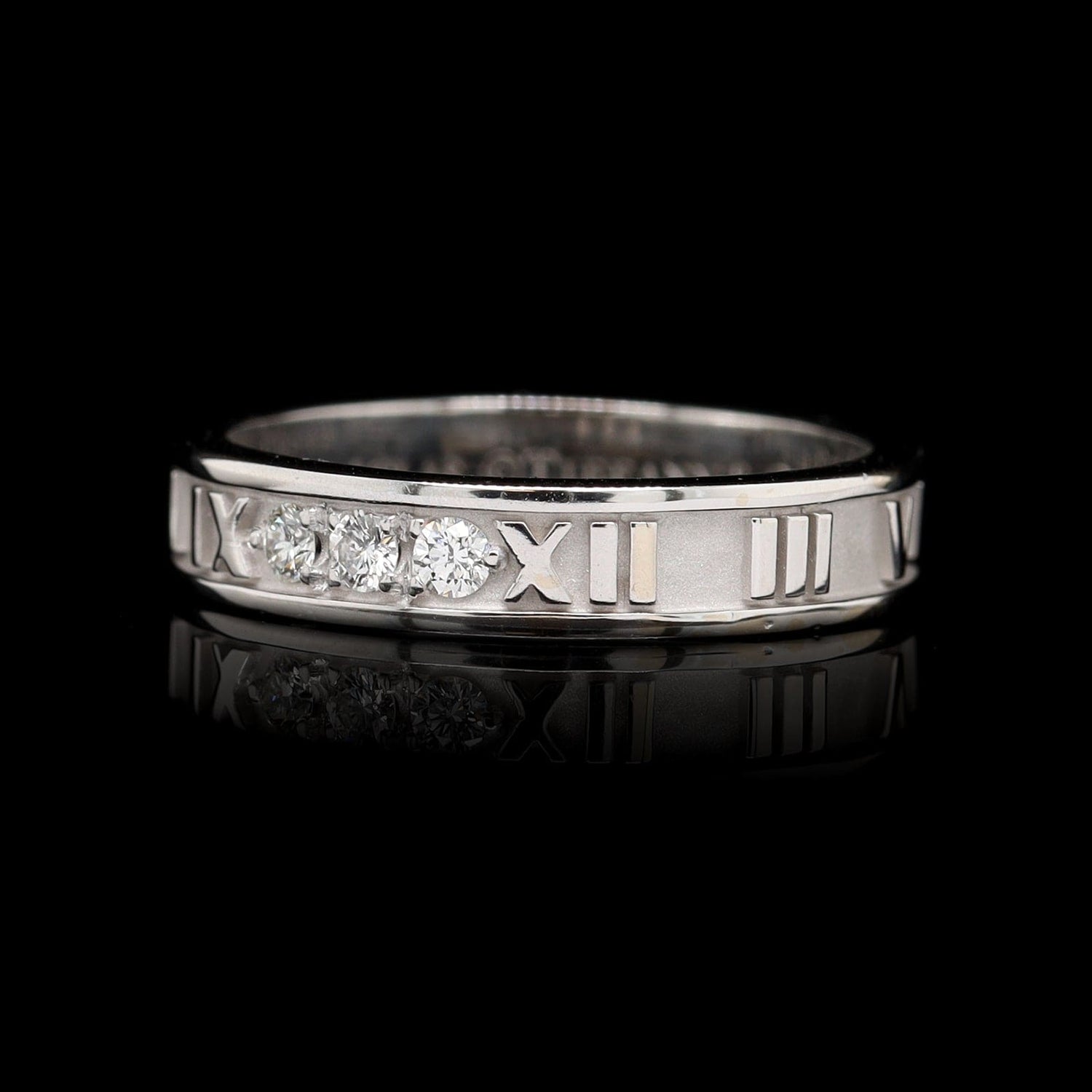 Tiffany&Co. 18K White Gold Diamond #311819T14B Tiffany & Co. Atlas Diamond Bangle Bracelet 18K White Gold  main image 2