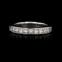 18K White Gold Estate Diamond Band
