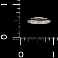 Platinum Estate Diamond Band