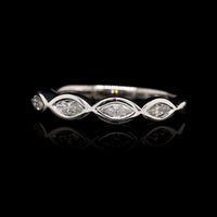 18K White Gold Estate Diamond Band