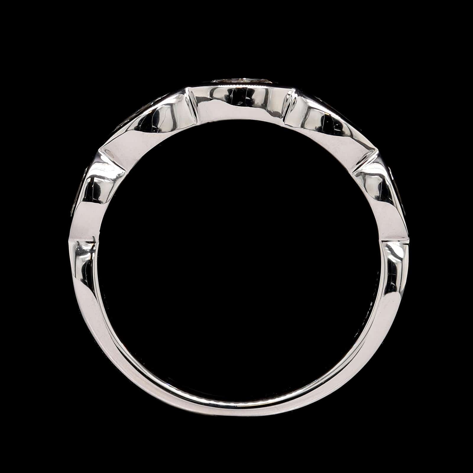 18K White Gold Estate Diamond Band