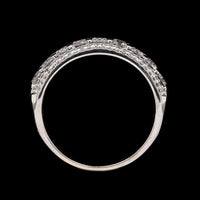14K White Gold Estate Diamond Band