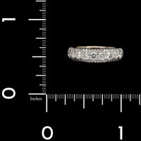 14K White Gold Estate Diamond Band