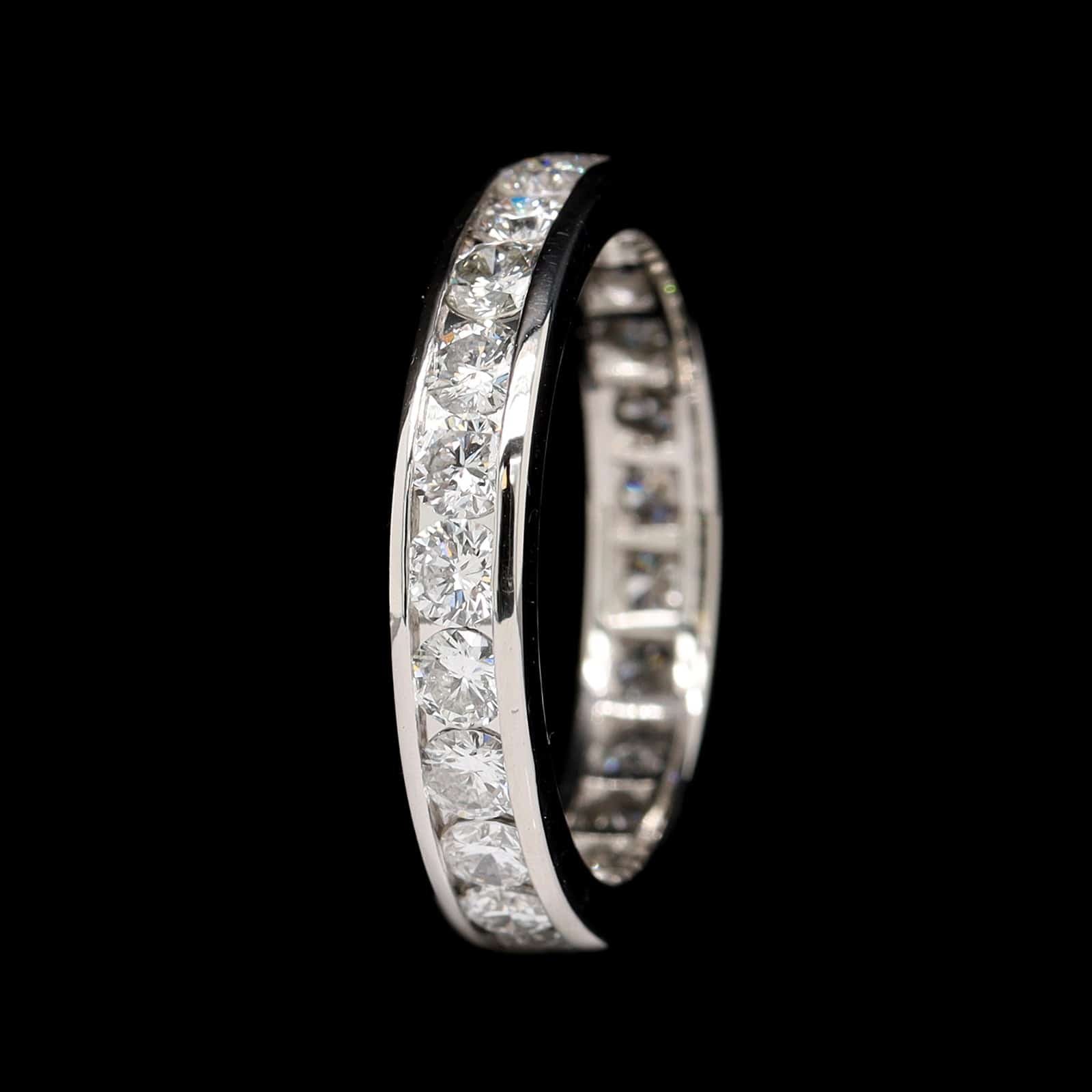 Platinum Estate Diamond Eternity Band