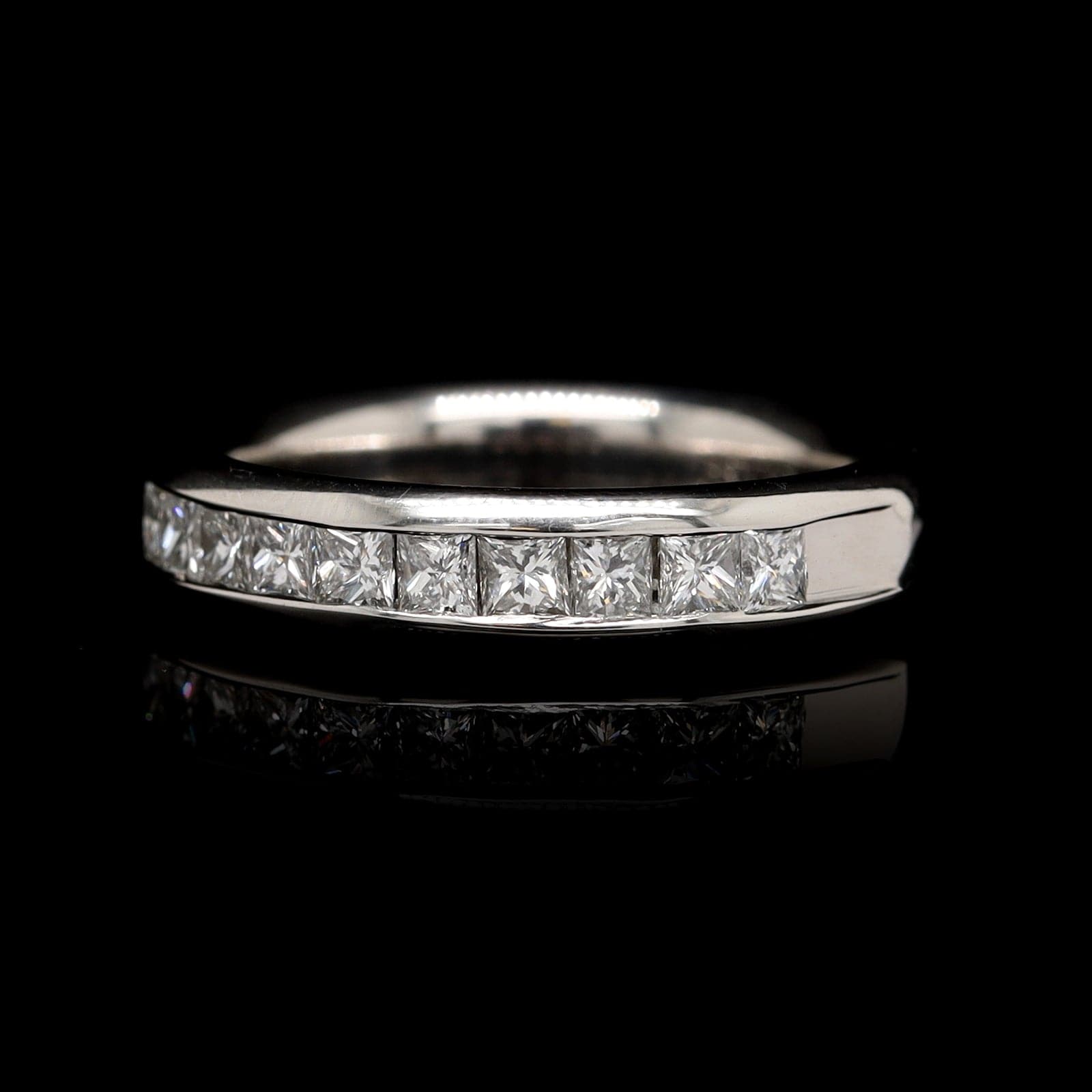Platinum Estate Diamond Band