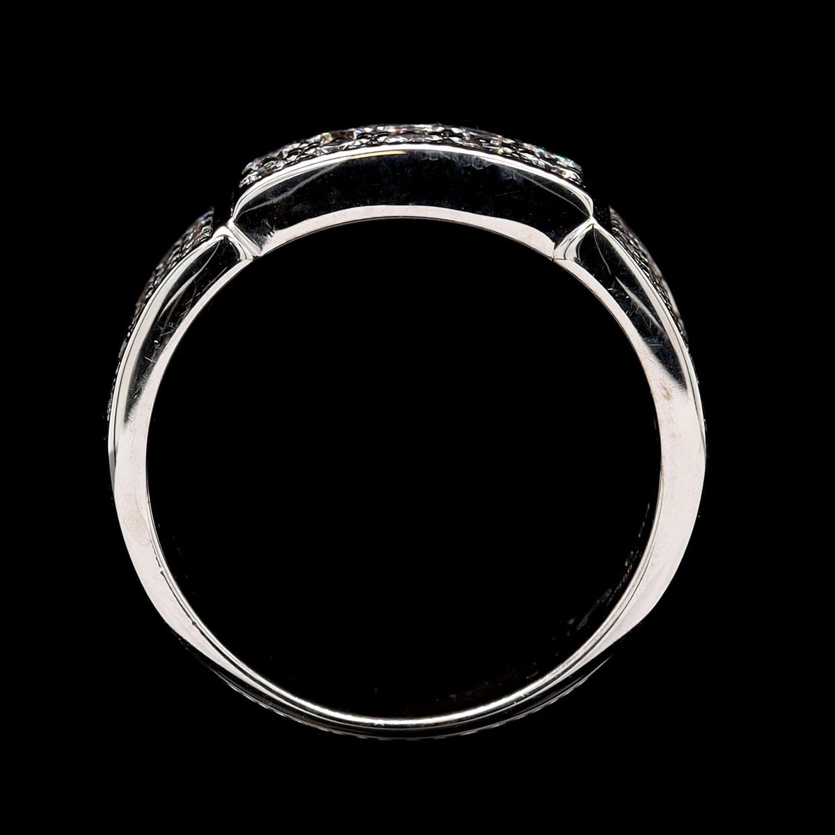18K White Gold Estate Diamond Band