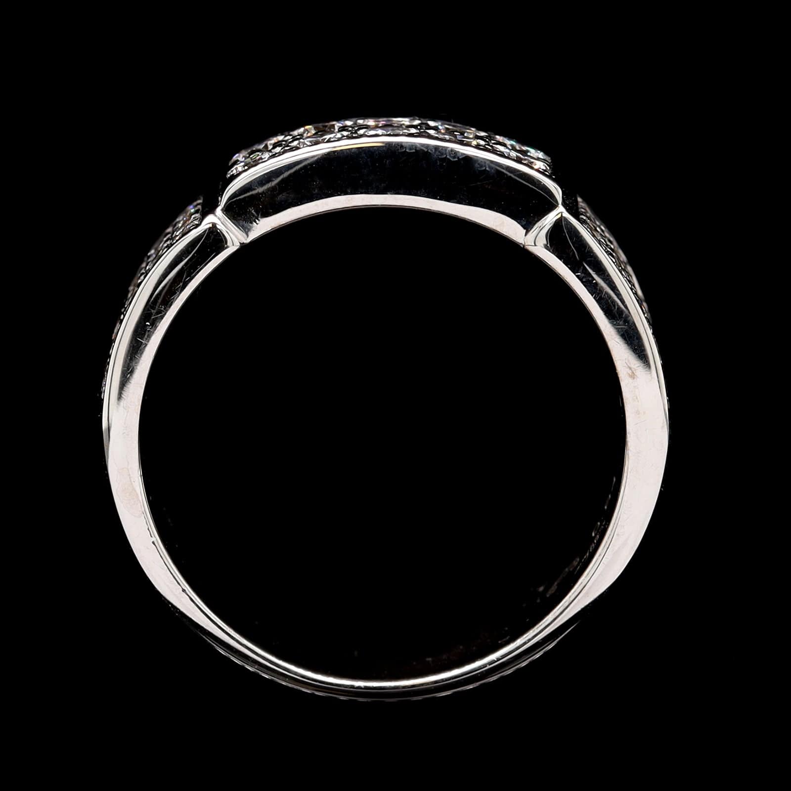 18K White Gold Estate Diamond Band