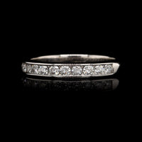 Platinum Estate Diamond Band