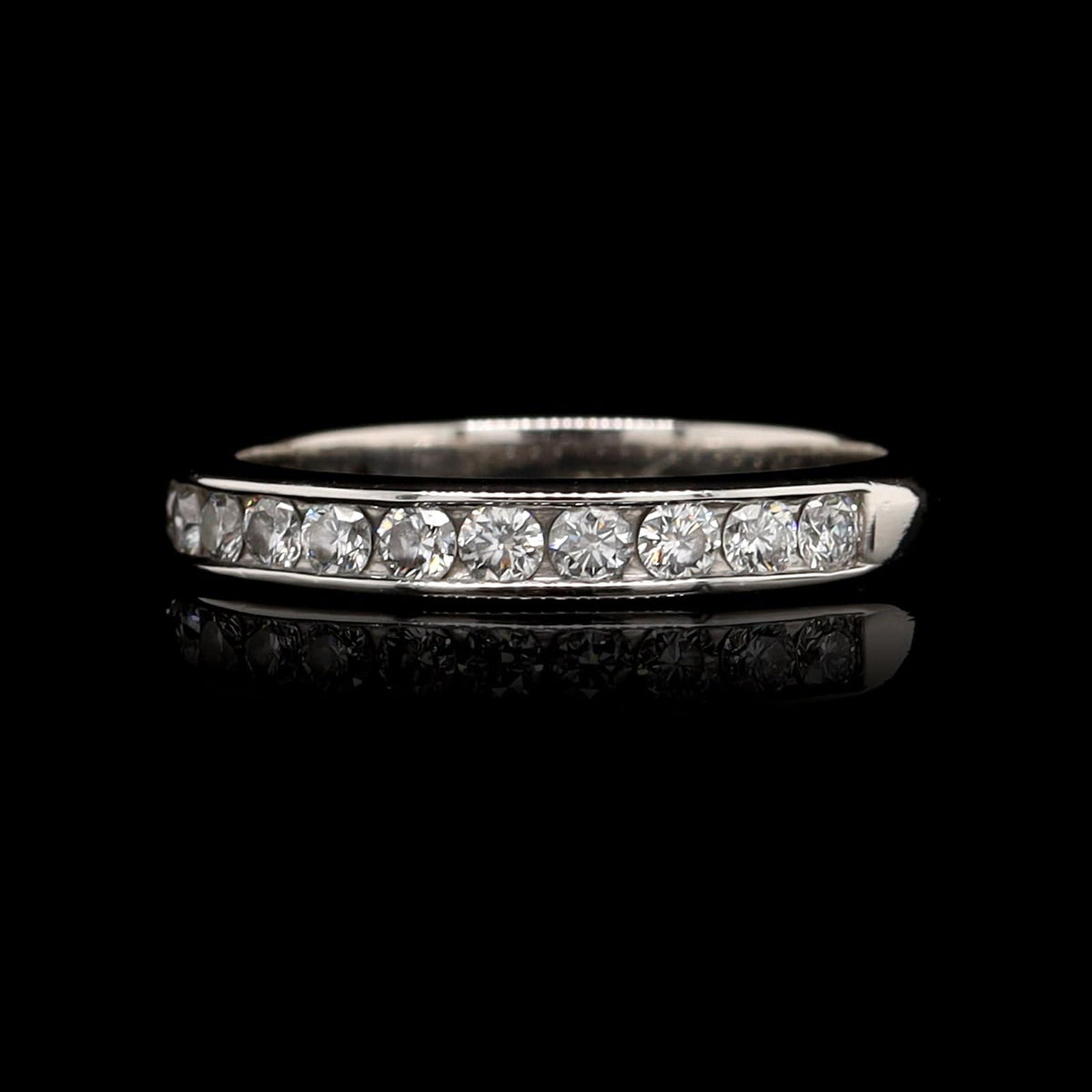 Platinum Estate Diamond Band